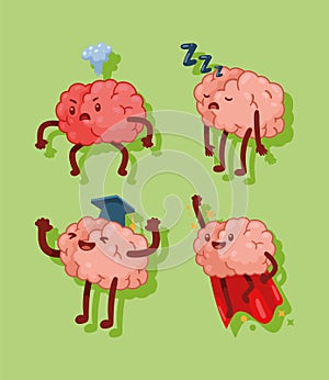 set of brains comic