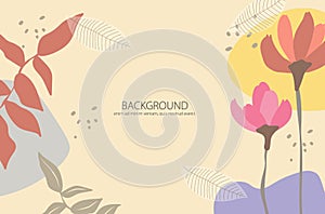 set of bright pastel floral background images for design five