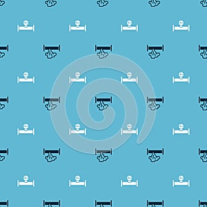 Set Broken pipe and Industry and manometer on seamless pattern. Vector