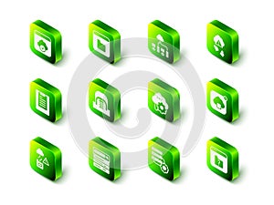 Set Browser files, Computer network, Cloud hacking, technology data transfer, File missing, Server and gear and Search