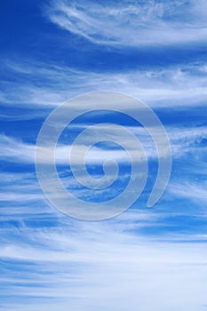 Whispy horsetail clouds become stratus rainmakers