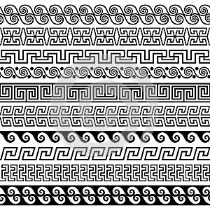 Set of brushes to create the Greek Meander patterns