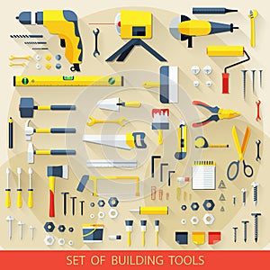 Set of building tools