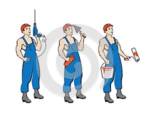 Set of building trades