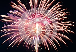 Set of burning sparklers on black background