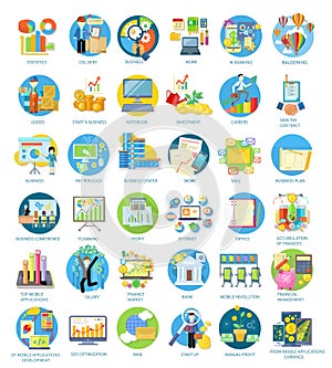 Set of Busines Icons photo