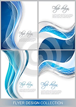 Set of business flyer template, brochure or corporate banner