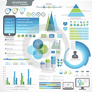 Set of Business Infographic elements.