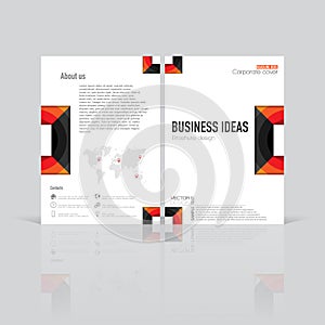 Set of business templates