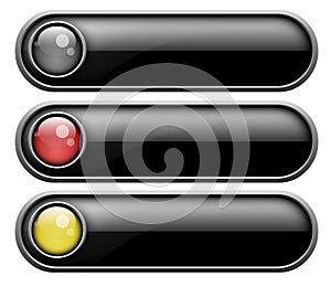 Set of buttons