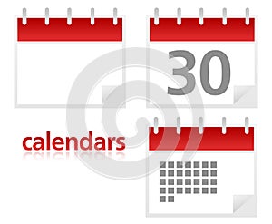 Set of Calendars