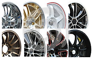 Set of Car alloy wheel