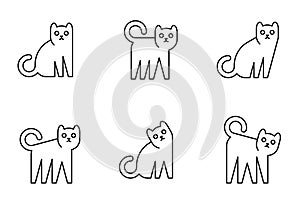 Set of Cat logo