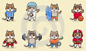 Set of Cat Sport set