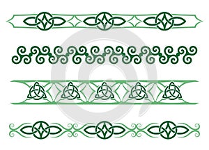 A set of Celtic design dividers