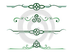 A set of Celtic design dividers