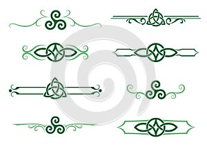 A set of Celtic design dividers