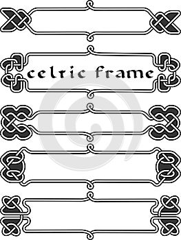 Set celtic frame