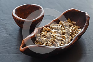 Set of chahe with tea and bowl