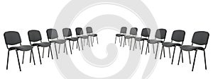Set of chairs for discussion