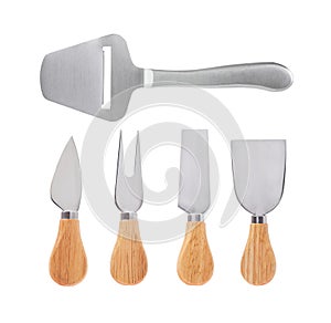 Set of cheese knives