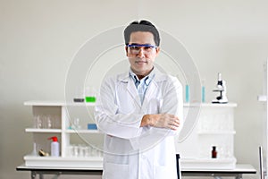 Set of Chemical tube development and pharmacy in laboratory,biochemistry and research technology concept