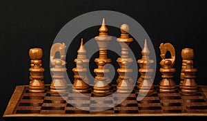 Set of chess figures.