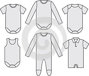 Set of child wear