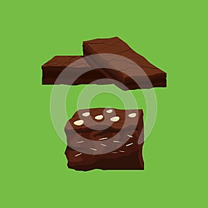 Set of Chocolate Brownies