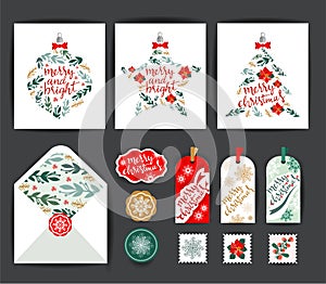 Set of Christmas Cards