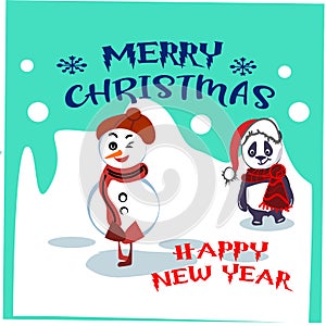 Set of Christmas Woodland Cute Animals , Forest Animals ,Can be used for baby t-shirt print, fashion print design, kids