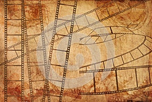 Set of cine-films photo