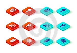 Set City map navigation, Infographic of city, Compass, Location, Push pin and Traffic light icon. Vector