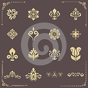 Set of Classic Orient Seamless Vector Patterns