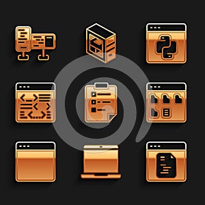 Set Clipboard with checklist, Laptop, Software, Browser files, window, Python programming language and Computer monitor