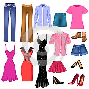 Set of clothes for women photo