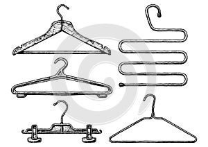 Set of coat hanger