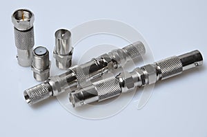 A set of coaxial connectors