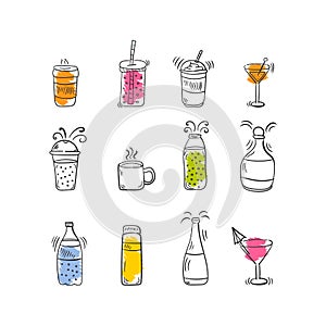 Set cocktails, doodle.