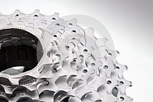 A set of cogs from a mountain bike