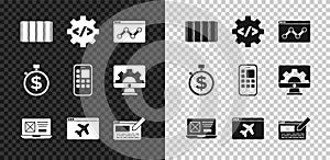Set Color palette guide, Front end development, Website statistic, UI UX design, template, Time money and Mobile Apps