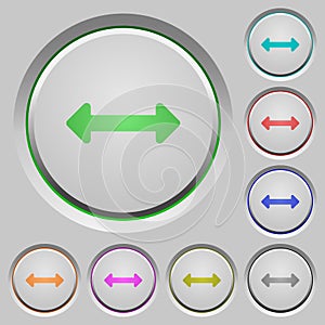 Resize horizontal push buttons