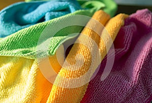 Set of color soft cloth