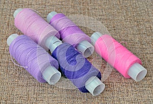 Set of colored thread
