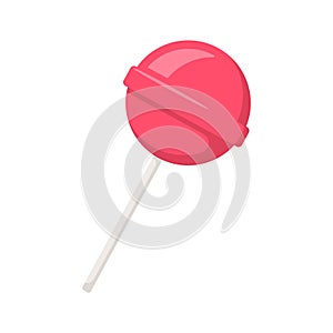 Set of colorful lollipop sweet candies. Vector illustration