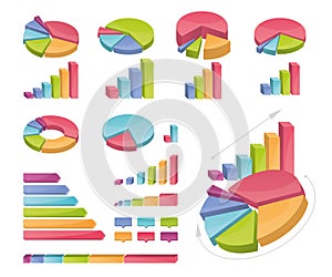 Set Of Coloured Charts