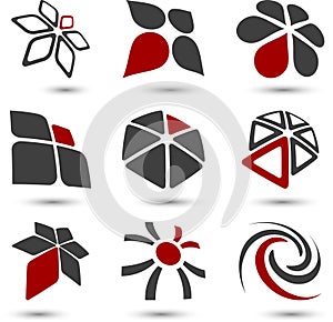 Set of Company symbols.