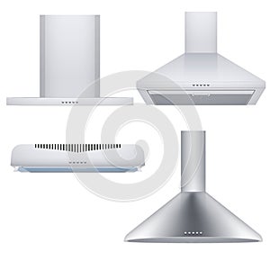 Set of cooker hoods