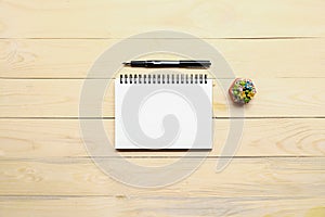 Set of cool stuff office desk table