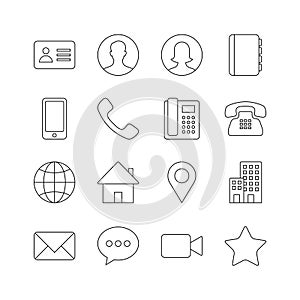 set of corporate business vector icons